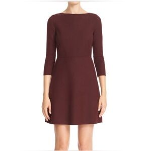 Theory Wool Fit and Flare Dress 4